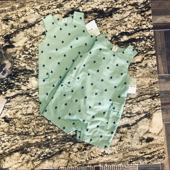 NWT carters Twins? Sailboat one piece set nautical - Picture 1 of 5